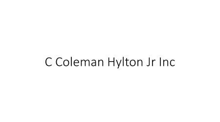 c-coleman-hylton-jr-inc